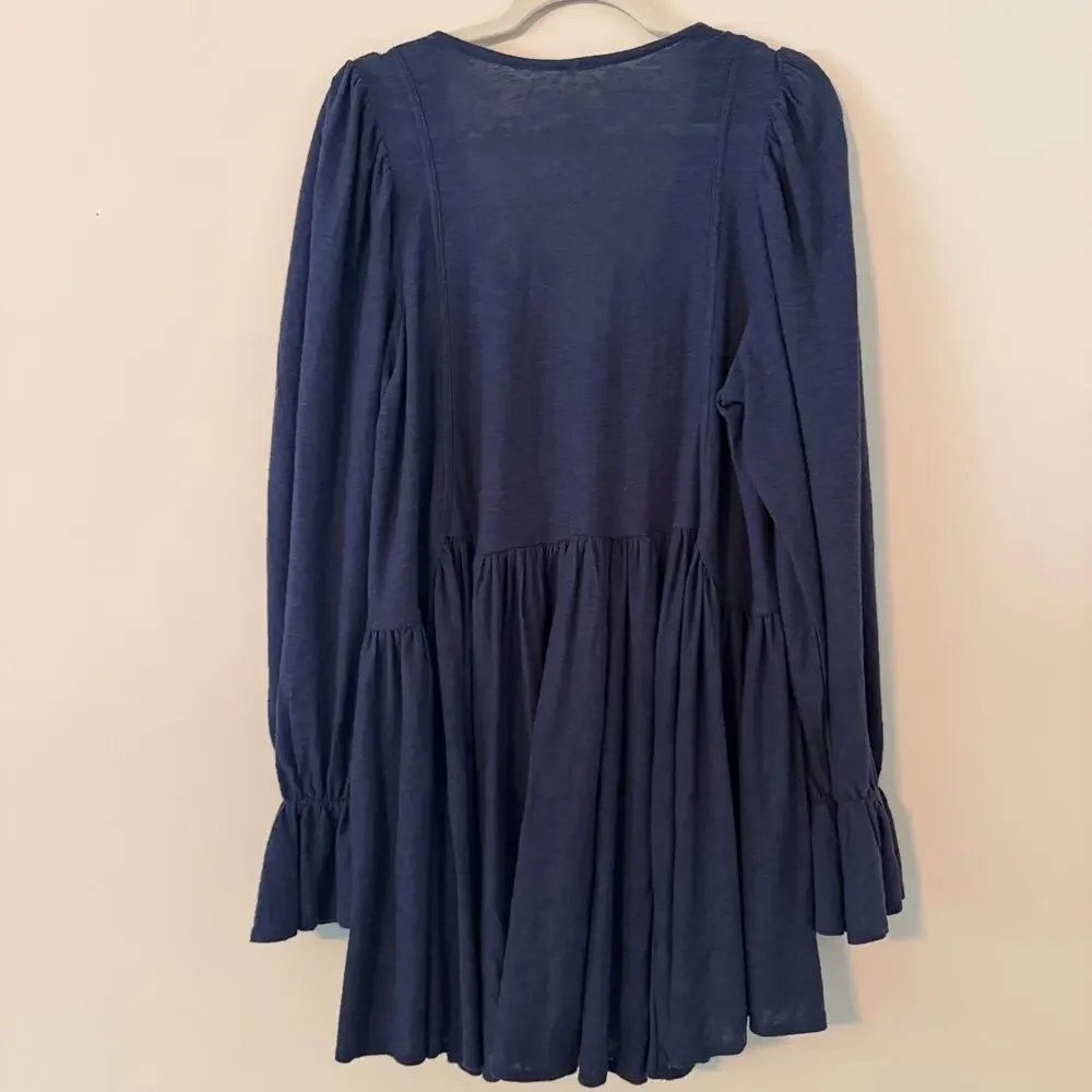 Free People Don't Call Me Baby Tunic Top NWT Size Medium Boho Festival Shirt